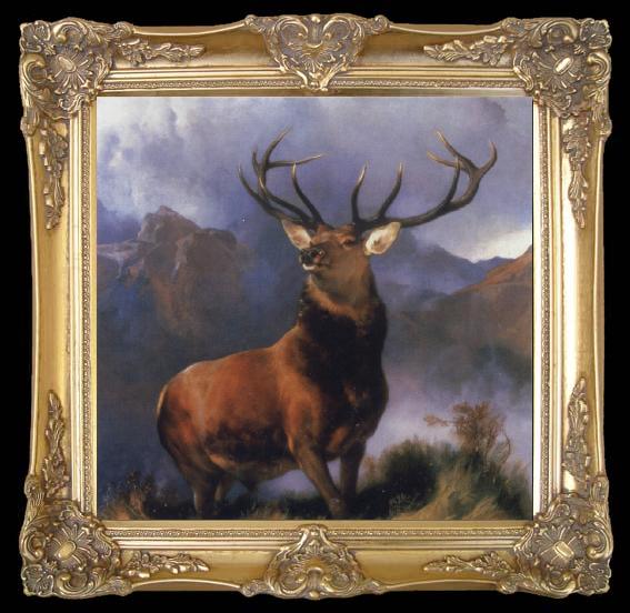 framed  Sir Edwin Landseer Monarch of the Glen, TA216